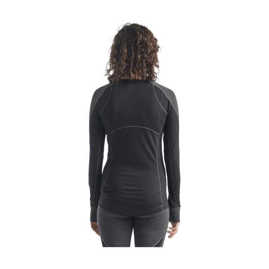 ICEBREAKER - SOUS-COUCHE 200 ZONE COL ROND FEMME