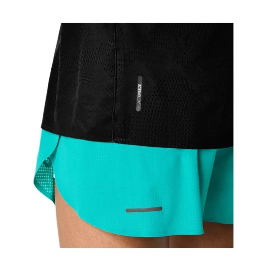 ASICS - T-SHIRT MANICHE CORTE METARUN DONNA