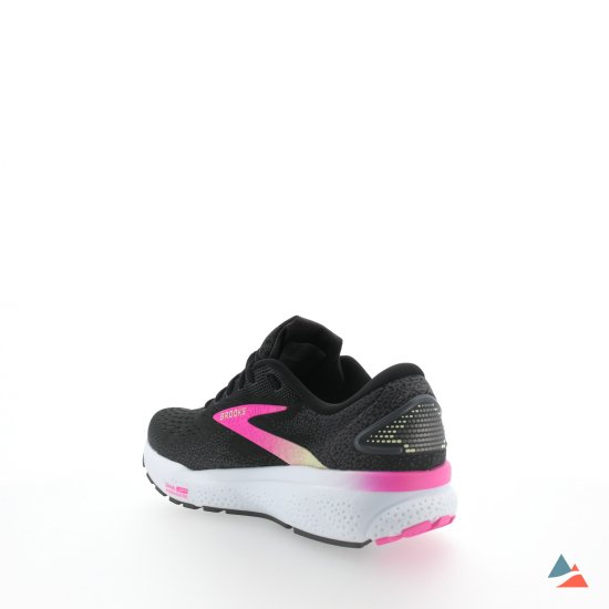 BROOKS - GHOST 16 FEMME NOIR/ROSE