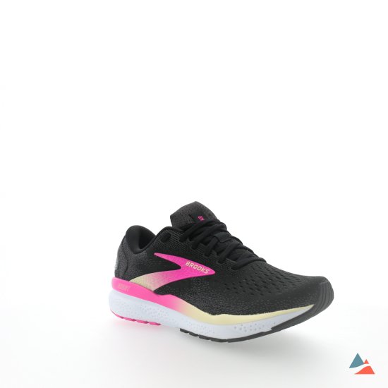 BROOKS - GHOST 16 FEMME NOIR/ROSE