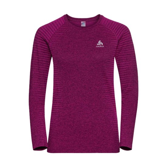 ODLO - T-SHIRT MANICHE LUNGHE ESSENZIALE SENZA CUCITURE DONNA