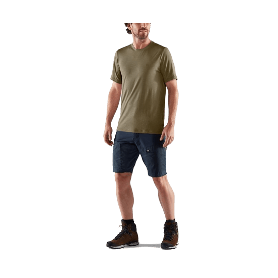 FJALLRAVEN - T-SHIRT MANCHES COURTES ABISKO WOOL HOMME