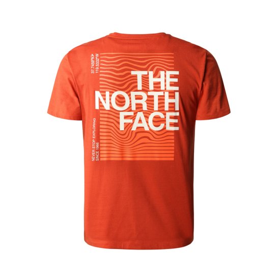 THE NORTH FACE - T-SHIRT MANCHES COURTES FOUNDATION GRAPHIC HOMME BLANC