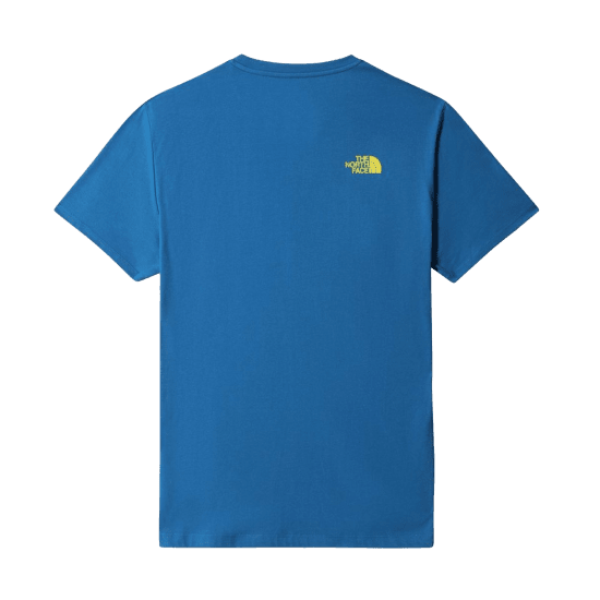 THE NORTH FACE - T-SHIRT MANCHES COURTES FOUNDATION GRAPHIC HOMME BLANC