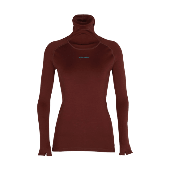 ICEBREAKER - SOUS-COUCHE MERINO COL MONTANT FEMME