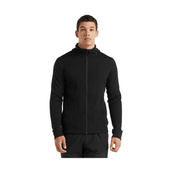 ICEBREAKER - POLAIRE ELEMENTAL ZIP CAPUCHE HOMME