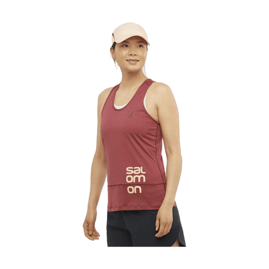 SALOMON - DEBARDEUR CROSS RUN GRAPHIC FEMME