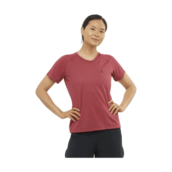 SALOMON - T-SHIRT MANICHE CORTE CROSS REBEL DONNA