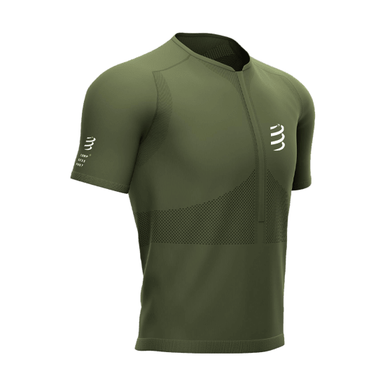 COMPRESSPORT - T- SHIRT HALF TRAIL DEMI ZIP HOMME