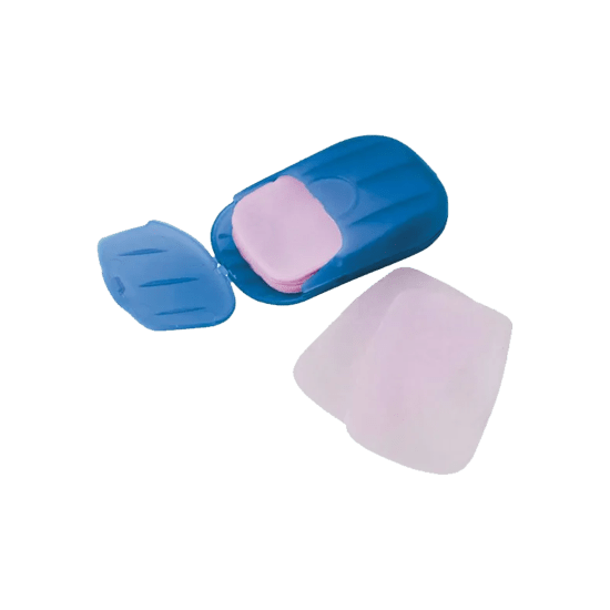 TRAVELSAFE - 2 BOITES DE FEUILLES DE SAVON
