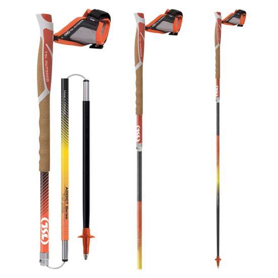 TSL - BÂTONS DE TRAIL C4 CORK CROSS