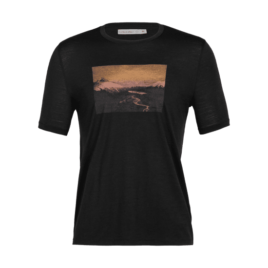 ICEBREAKER - T-SHIRT MERINO TECH LITE II MOUNTAIN LAKE HOMME
