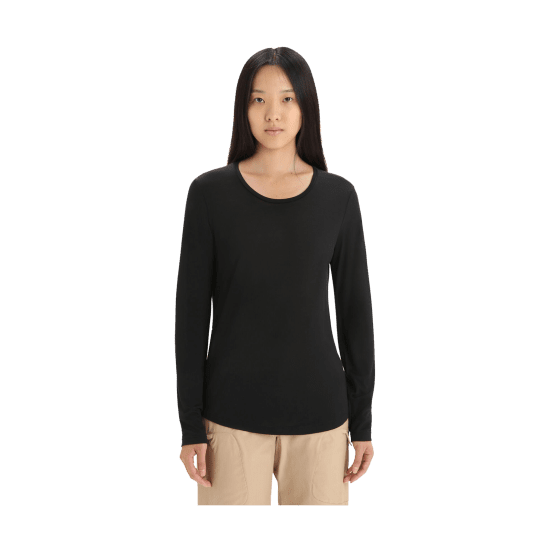 ICEBREAKER - T-SHIRT MERINO MANICHE LUNGHE SPHERE II DONNA