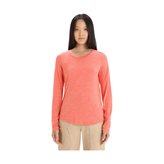ICEBREAKER - T-SHIRT MERINO MANICHE LUNGHE SPHERE II DONNA