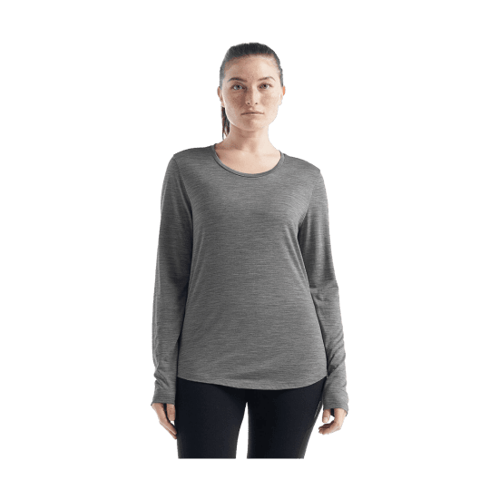 ICEBREAKER - T-SHIRT MERINO MANCHES LONGUES SPHERE II FEMME