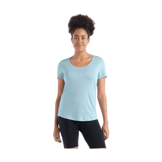 ICEBREAKER - T-SHIRT MERINO SPHERE SCOOP FEMME