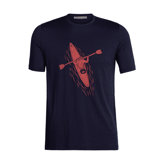 ICEBREAKER - T-SHIRT MERINO TECH LITE II PADDLE LINES HOMME