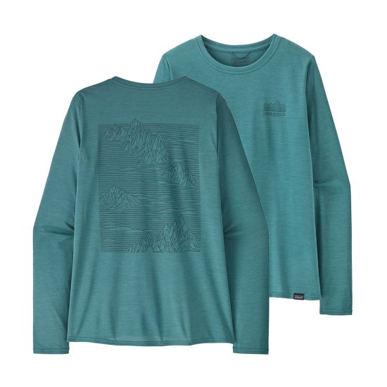 PATAGONIA - T-SHIRT MANCHES LONGUES CAP COOL DAILY GRAPHIC FEMME