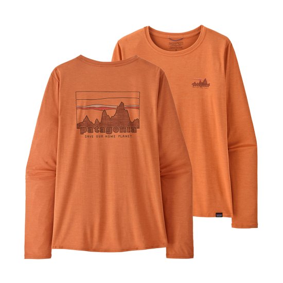 PATAGONIA - T-SHIRT MANCHES LONGUES CAP COOL DAILY GRAPHIC FEMME