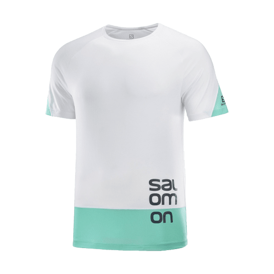 SALOMON - T SHIRT CROSS RUN GRAPHIC HOMME