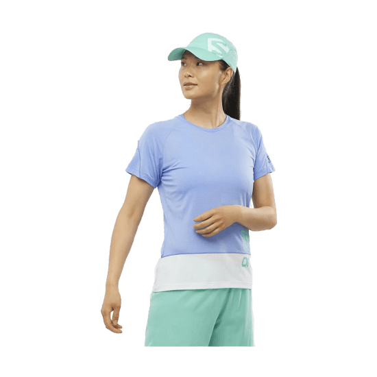 SALOMON - T-SHIRT CROSS RUN GRAPHIC FEMME