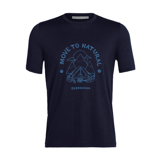 ICEBREAKER - T-SHIRT MERINO TECH LITE II CANOPY CAMPER HOMME