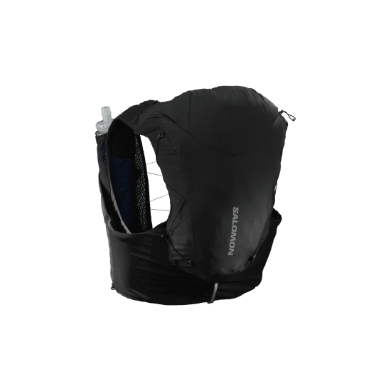 SALOMON - SAC D'HYDRATATION ADV SKIN 12 NOIR AVEC FLASQUES