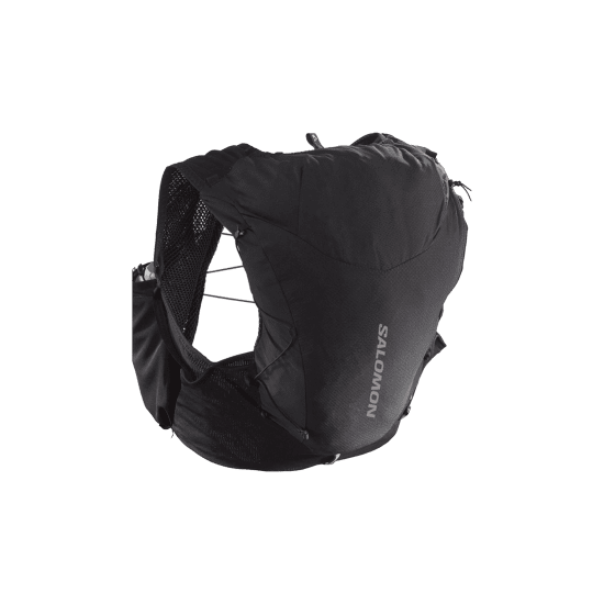 SALOMON - SAC D'HYDRATATION ADV SKIN 12 NOIR AVEC FLASQUES