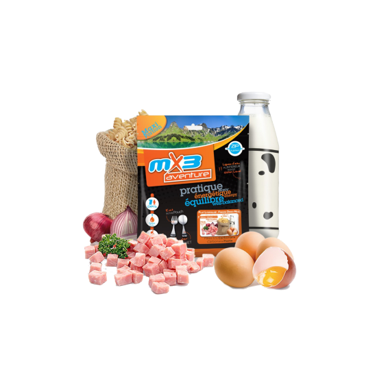 MX3 - PATES A LA CARBONARA LYOPHILISEES