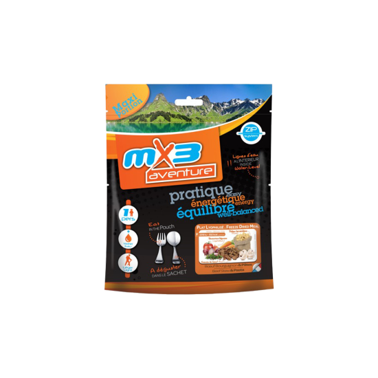MX3 - BOEUF BOURGUIGNON PATES LYOPHILISE