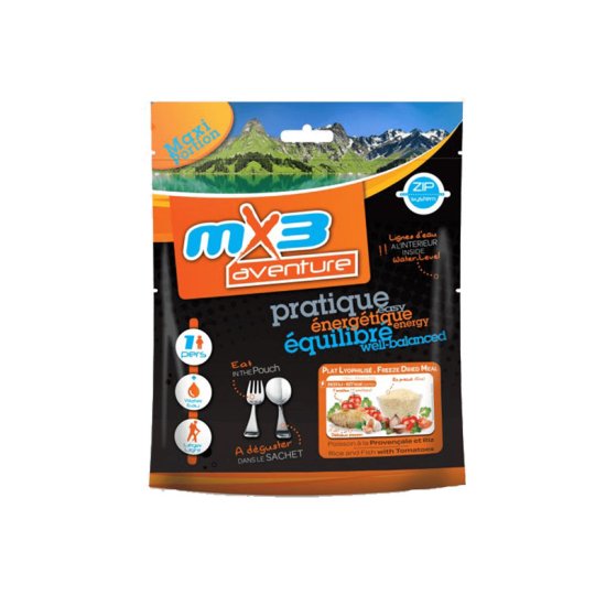 MX3 - POISSON A LA PROVENÇALE ET RIZ LYOPHILISES