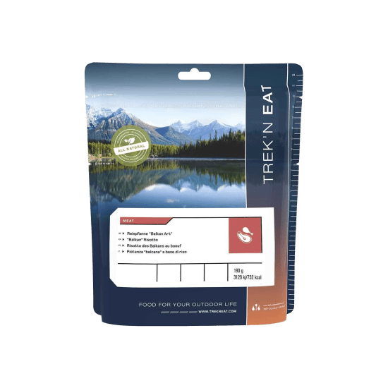 TREK N EAT - REPAS LYOPHILISÉ - RISOTTO AUX LÉGUMES DU JARDIN