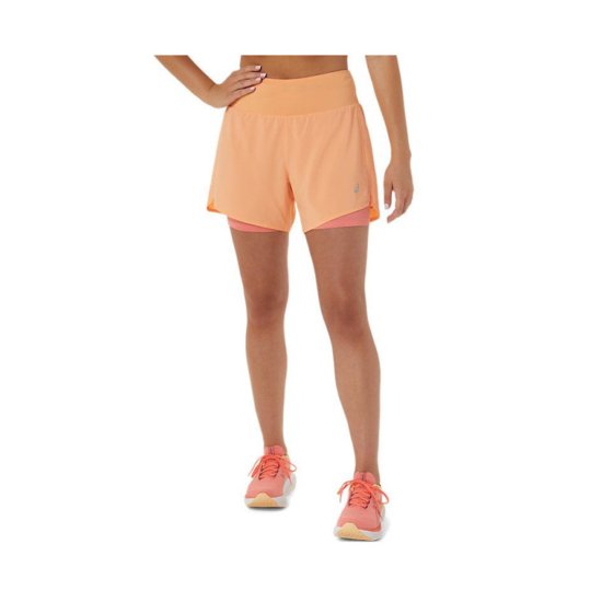ASICS - PANTALONCINO ROAD 2 EN 1 5.5 IN DONNA