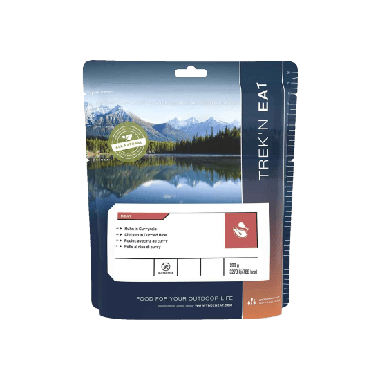 TREK N EAT - REPAS LYOPHILISÉ - CURRY DE POULET AU RIZ