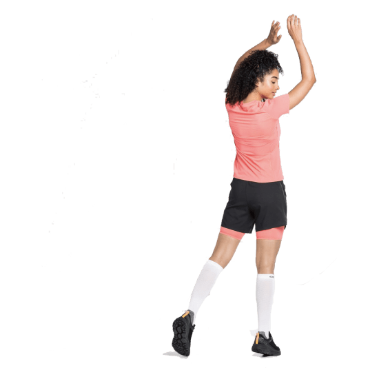 ODLO - PANTALONCINO 2 IN 1 AXALP TRAIL 6 DONNA