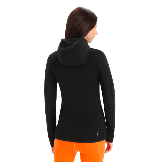 ICEBREAKER - POLAIRE MERINO ZONEKNIT CAPUCHE FEMME