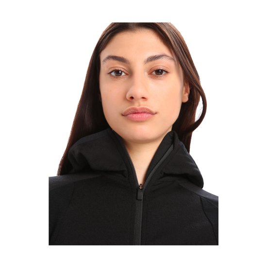 ICEBREAKER - POLAIRE MERINO ZONEKNIT CAPUCHE FEMME