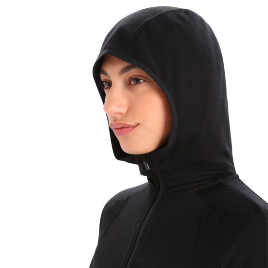 ICEBREAKER - POLAIRE MERINO ZONEKNIT CAPUCHE FEMME