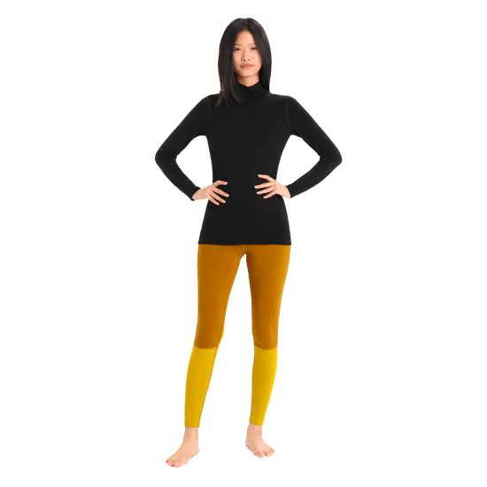 ICEBREAKER - SOUS-COUCHE MERINO 260 TECH COL CHEMINEE FEMME