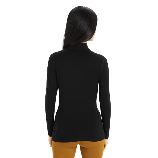 ICEBREAKER - SOUS-COUCHE MERINO 260 TECH COL CHEMINEE FEMME