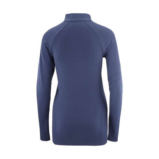 SALOMON - SOUS-COUCHE DEMI-ZIP ESSENTIAL SEAMLESS FEMME