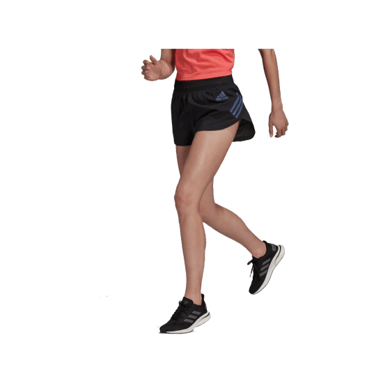 ADIDAS - SHORT ADIZERO SPLIT FEMME NOIR