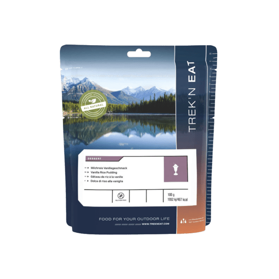 TREK N EAT - RIZ AU LAIT À LA VANILLE