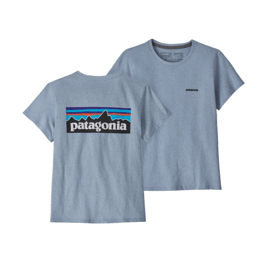 PATAGONIA - T-SHIRT P-6 LOGO MANICHE CORTE DONNA