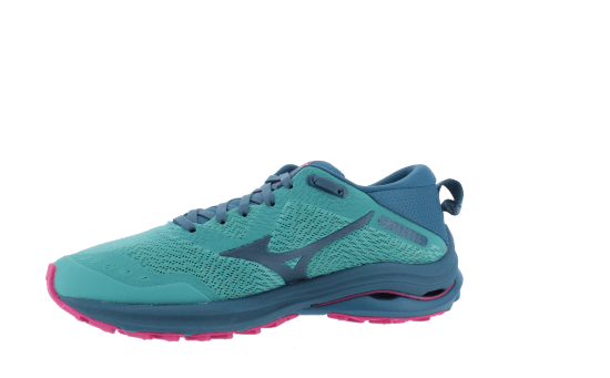 MIZUNO - WAVE RIDER TT FEMME CYAN