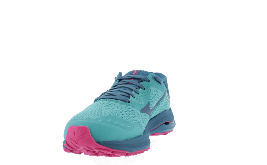 MIZUNO - WAVE RIDER TT FEMME CYAN