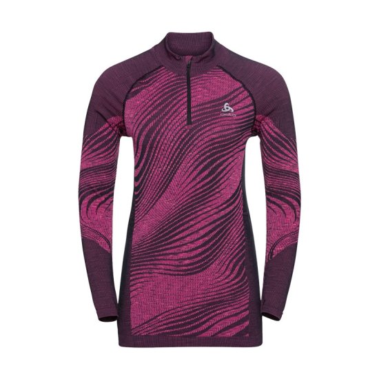 ODLO - SOUS-COUCHE DEMI-ZIP BLACKCOMB ECO FEMME