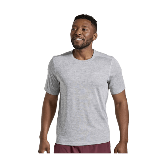 SAUCONY - T-SHIRT MANCHES COURTES STOPWATCH HOMME