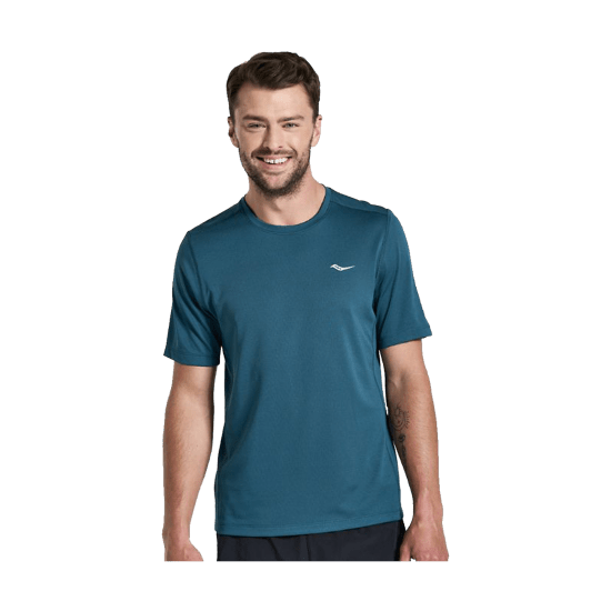 SAUCONY - T-SHIRT MANICHE CORTE STOPWATCH UOMO