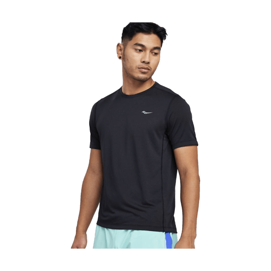 SAUCONY - T-SHIRT MANICHE CORTE STOPWATCH UOMO